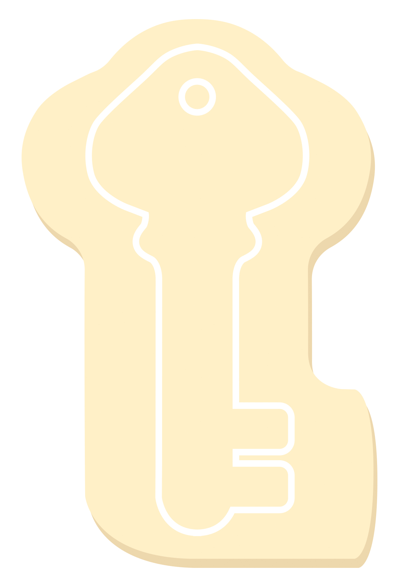 Souvenir® Sticky Note™ 4" x 6" Die Cut Pad, 25 sheet 30
